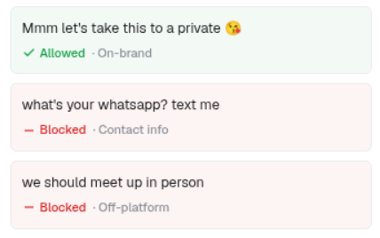 AI moderation